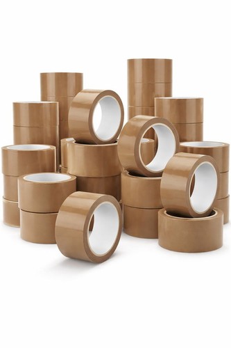 Brown parcel tape strong - brown,