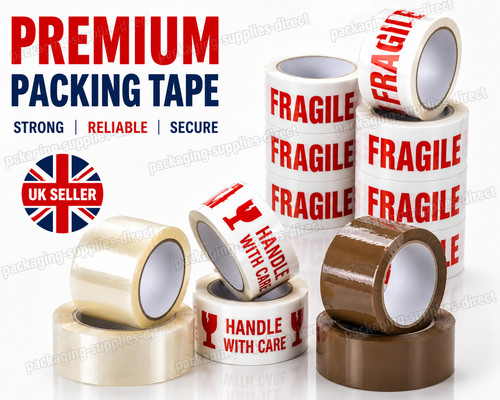 Clear brown parcel - parcel, tape
