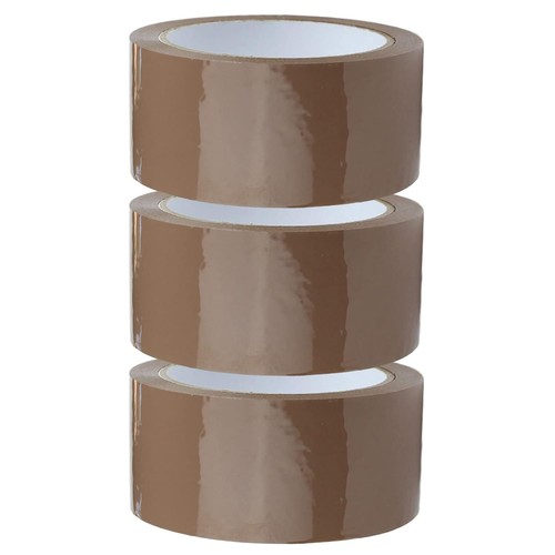 Brown packaging tape rolls - brown,